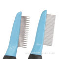 Two Style Rubber Non-slip Handle Pet Flea Comb